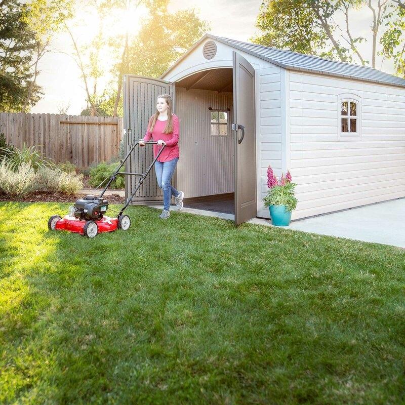 8 ft. W x 15 ft. D Plastic Storage Shed - Image 19