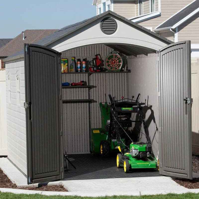 8 ft. W x 12.5 ft. D Plastic Storage Shed - Image 24
