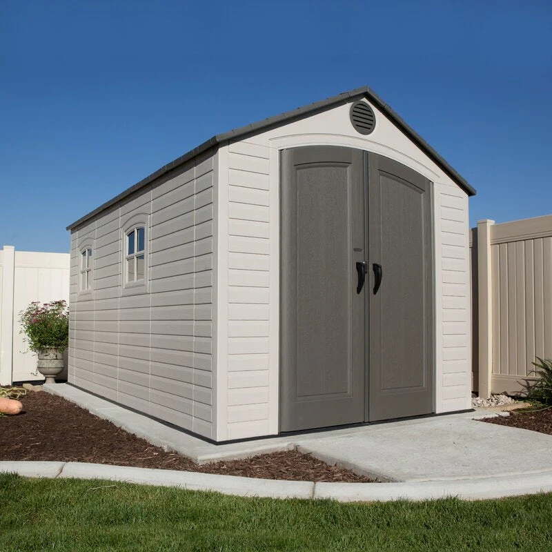8 ft. W x 12.5 ft. D Plastic Storage Shed - Image 26