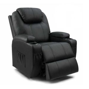 Faux Leather Power Lift Recliner Chair with Massage and Heating Functi - Bed Bath & Beyond