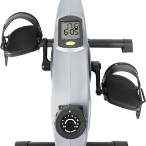 Desk Bike Pedal Exerciser with Electronic Display for Indoor Physical Therapy