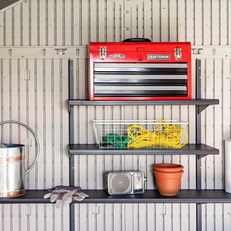8 ft. W x 12.5 ft. D Plastic Storage Shed - Image 9