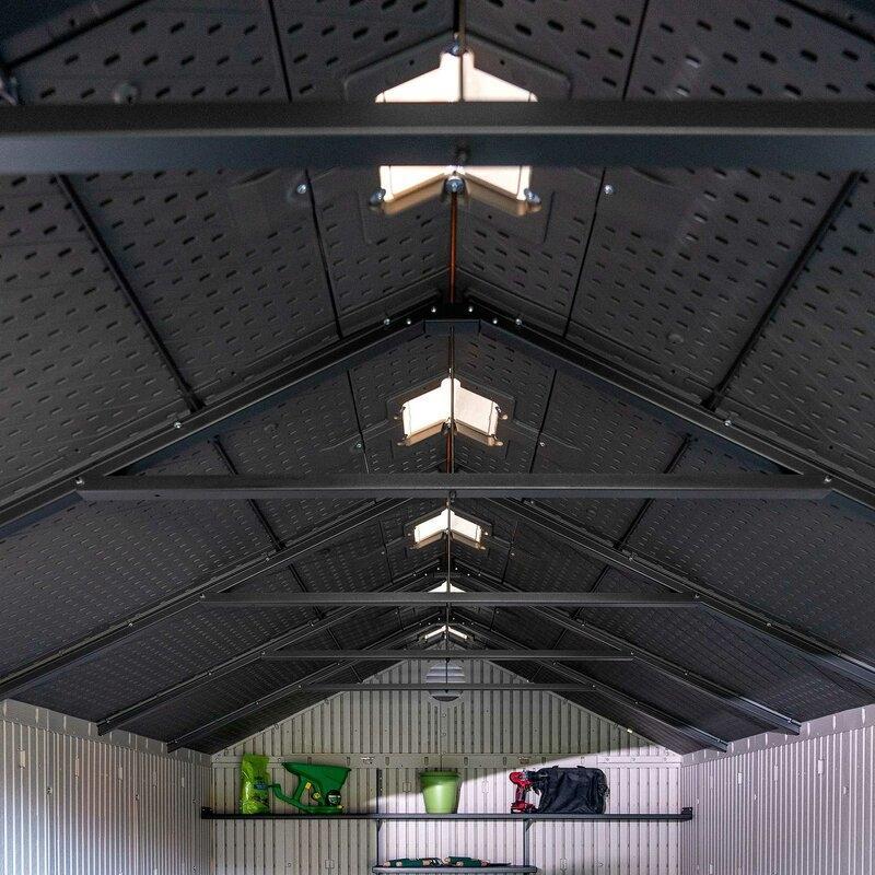 8 ft. W x 15 ft. D Plastic Storage Shed - Image 6