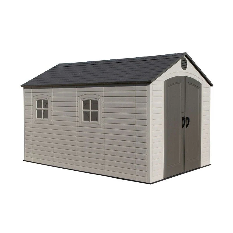 8 ft. W x 12.5 ft. D Plastic Storage Shed - Image 7
