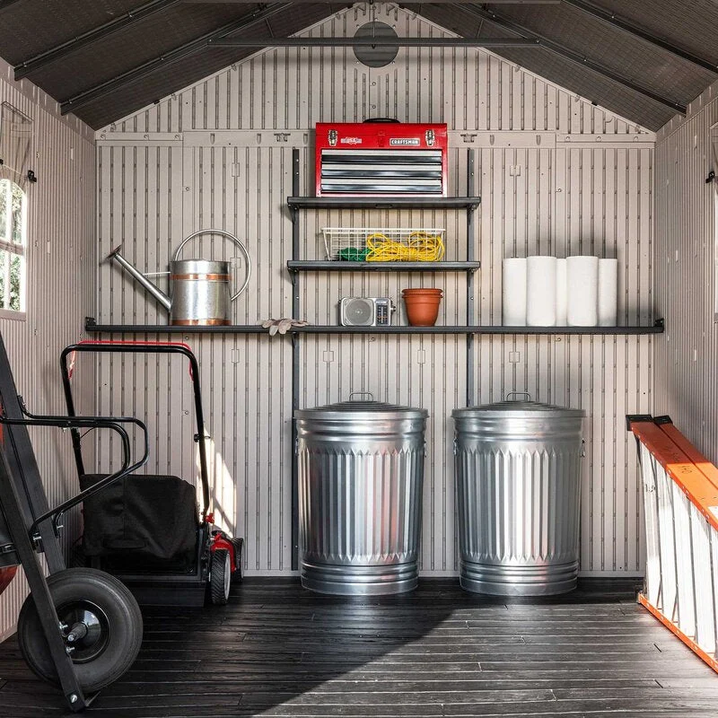 8 ft. W x 12.5 ft. D Plastic Storage Shed - Image 22