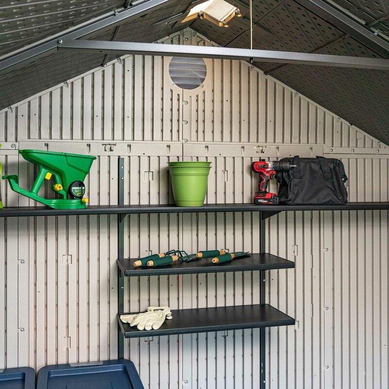 8 ft. W x 15 ft. D Plastic Storage Shed - Image 17